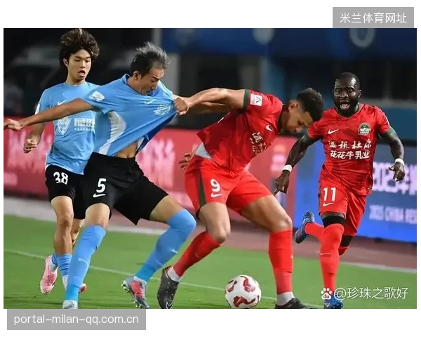 长春亚泰在中路的穿插配合让对手吃亏
